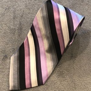 Stafford Essentials Purple Stripe Men’s Tie